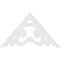 Ekena Millwork Pitch Preston Architectural Grade PVC Gable Pediment, 60"W x 35"H x 1"P (14/12) GPP060X035X100PRE - alternate 2